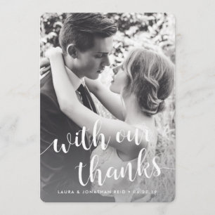 Con nuestro agradecimiento   Foto Gracias con mens