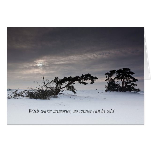 Con recuerdos cálidos, ningún invierno puede ser f (Anverso (Horizontal))