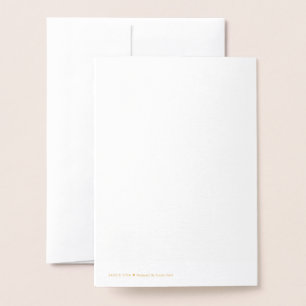 Con Relieve Metalizado Crea tu propia tarjeta de papel de aluminio blanco