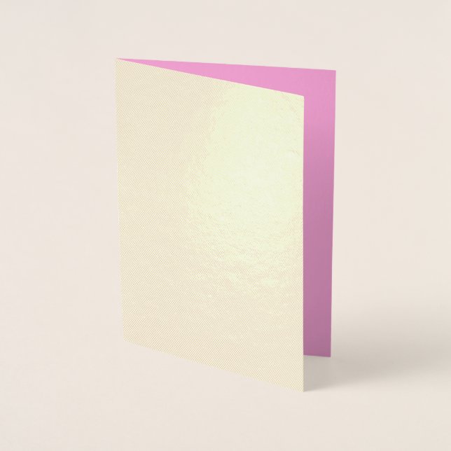 Con Relieve Metalizado Crea tu propia tarjeta de papel de aluminio person (Anverso)