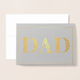 Con Relieve Metalizado DAD frustró la tarjeta de saludo del Día del Padre