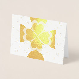 Con Relieve Metalizado Día feliz de San Patricio tarjeta de lámina person