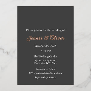 Con Relieve Metalizado Invitación de boda, Papelería de boda, Hoja, Encaj