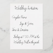 Invitación de Boda para Parejas Estrella Romántica
