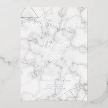 Invitación de casamiento de color de línea simple