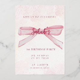 Con Relieve Metalizado Invitación de cumpleaños inspirada en la cosecha |