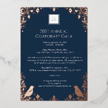 Invitación de Evento Corporativo de Rosa Elegante