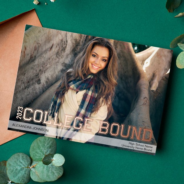 Con Relieve Metalizado Invitación de Grado de la Escuela Secundaria Relie (Subido por el creador)