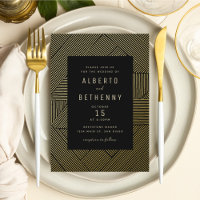 Invitación de Lámina Art Déco