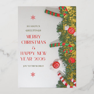 Con Relieve Metalizado Invitación de papel de aluminio