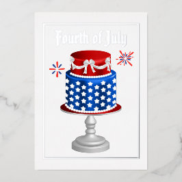 Con Relieve Metalizado Invitación de papel de aluminio para barbacoa del 