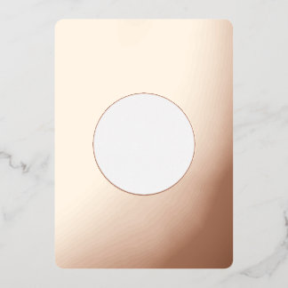 Con Relieve Metalizado Invitación de papel de estaño de 5" x 7"