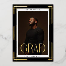 Invitación personalizado de graduación fotográfica