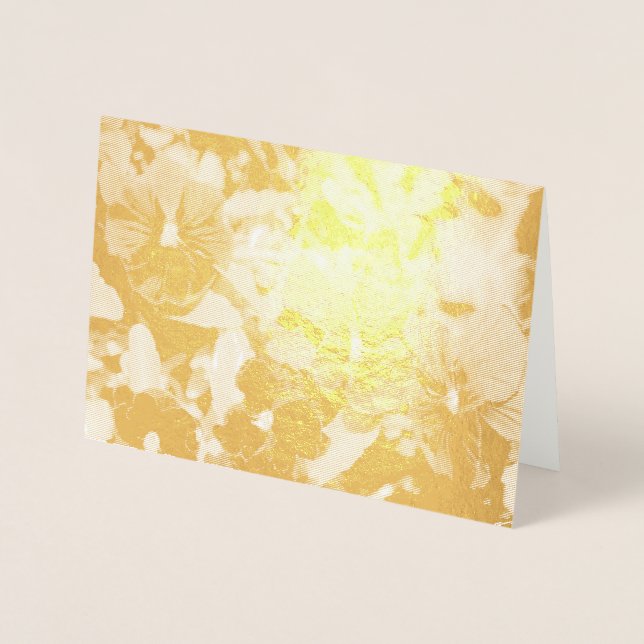 Con Relieve Metalizado Par púrpura obtener una buena tarjeta (Anverso)