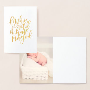 Con Relieve Metalizado Personalizado Para Este Niño Que Tengo Tarjeta De 