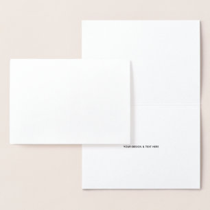 Con Relieve Metalizado Tarjeta de agradecimiento para enfermera minimalis