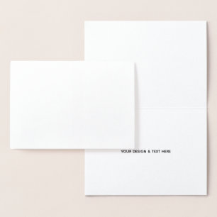 Con Relieve Metalizado Tarjeta de agradecimiento para maestro minimalista