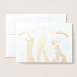 Con Relieve Metalizado Tarjeta de cumpleaños Mamma Mia!