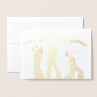 Con Relieve Metalizado Tarjeta de cumpleaños Mamma Mia!