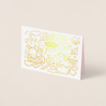 Tarjeta de cumpleaños Unicornio y Pony