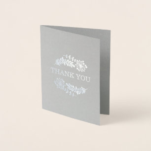 Con Relieve Metalizado Tarjeta de felicitación del Personalizado floral d
