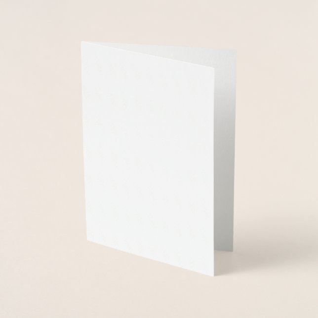 Con Relieve Metalizado Tarjeta de Foil (Anverso)
