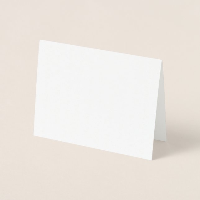 Con Relieve Metalizado Tarjeta de Foil (Anverso)