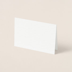 Con Relieve Metalizado Tarjeta de Foil