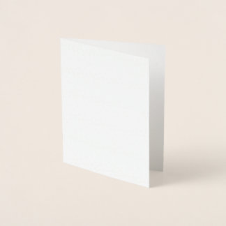 Con Relieve Metalizado Tarjeta de Foil