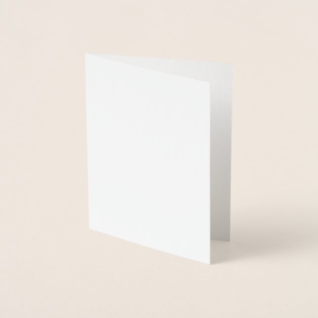 Con Relieve Metalizado Tarjeta de Foil (Anverso)