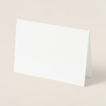 Con Relieve Metalizado Tarjeta de Foil<br><div class="desc">crea tu propio estilo minimalista personalizable y blanco que se puede actualizar fácilmente con tu foto y texto. Si necesitas ayuda para personalizar este producto,  por favor contáctame usando el botón de mensaje abajo y estaré encantado de ayudar.</div>