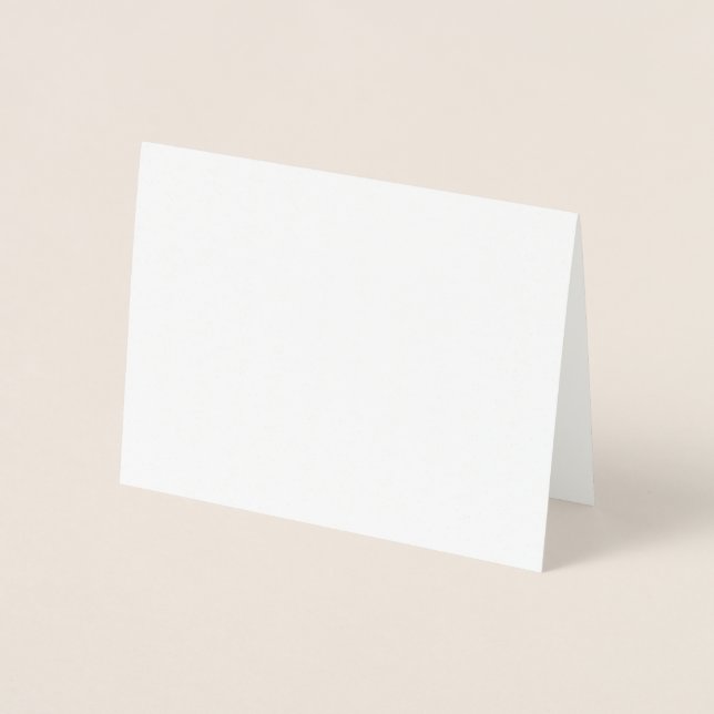 Con Relieve Metalizado Tarjeta de Foil (Anverso)