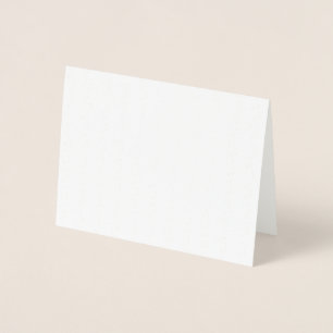 Con Relieve Metalizado Tarjeta de Foil