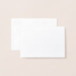 Con Relieve Metalizado Tarjeta de Lámina<br><div class="desc">Crea tu propio estilo minimalista personalizable blanco que se puede actualizar fácilmente con tu foto y texto. Si necesitas ayuda para personalizar este producto,  por favor contáctame usando el botón de mensaje abajo y estaré encantado de ayudarte.</div>