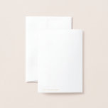 Con Relieve Metalizado Tarjeta de Lámina<br><div class="desc">Crea tu propio estilo minimalista personalizable blanco que se puede actualizar fácilmente con tu foto y texto. Si necesitas ayuda para personalizar este producto,  por favor contáctame usando el botón de mensaje abajo y estaré encantado de ayudarte.</div>