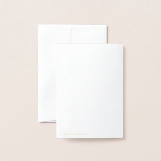 Con Relieve Metalizado Tarjeta de Lámina