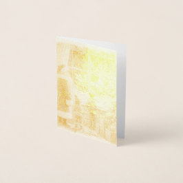 Con Relieve Metalizado Tarjeta de Navidades Rústicos de Victoria