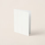Con Relieve Metalizado Tarjeta de Papel de Aluminio<br><div class="desc">crea tu propio estilo personalizable blanco minimalista que se puede actualizar fácilmente con tu foto y texto. Si necesita ayuda para personalizar este producto,  por favor contáctame usando el botón de mensaje abajo y estaré encantado de ayudar.</div>