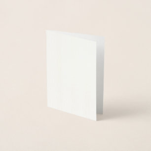 Con Relieve Metalizado Tarjeta de Papel de Aluminio