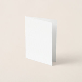 Con Relieve Metalizado Tarjeta de Papel de Aluminio