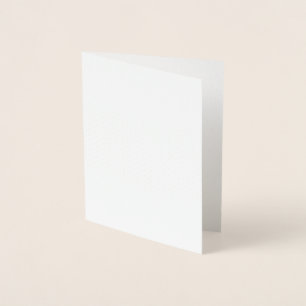 Con Relieve Metalizado Tarjeta de Papel de Aluminio
