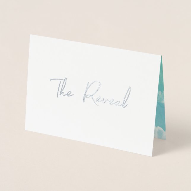 Con Relieve Metalizado Tarjeta de puntuación de género (Anverso)