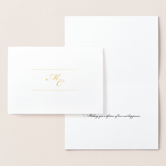 Con Relieve Metalizado Tarjeta de regalo/saludo de Mariah y Chris (Demostración)