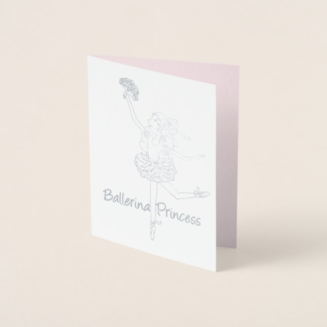 Con Relieve Metalizado Tarjeta dorada de arte animal estilizada de Platyp (Anverso)