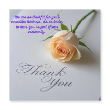 Con Sincero Agradecimiento