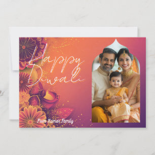 Con tarjeta de flama del Festival de personalizado