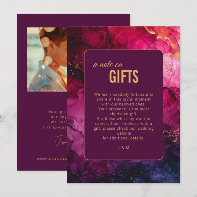 Con Tarjeta De Regalo Fotográfico Marble De Elegan