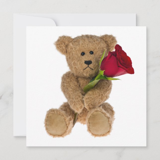 Con tarjeta de saludos de amor (Anverso)