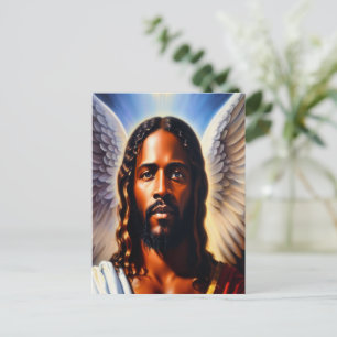 Con tarjeta postal cristiana de Angel Wings