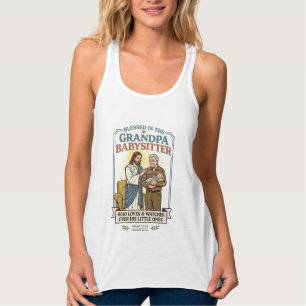 Con Tirantes Abuelos de Jesús Cuidando Humor Camiseta Fe B